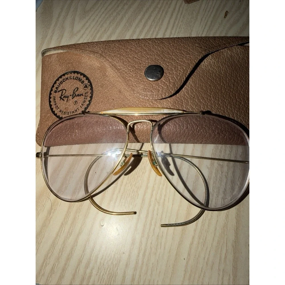 B&L‎ Ray Ban Sunglasses 1/30 10K Go Vintage with Case